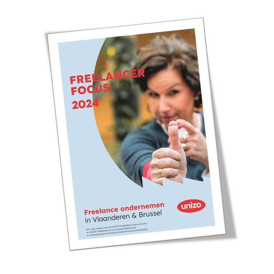 Dit is de cover van het Freelancer Focus Rapport 2024.