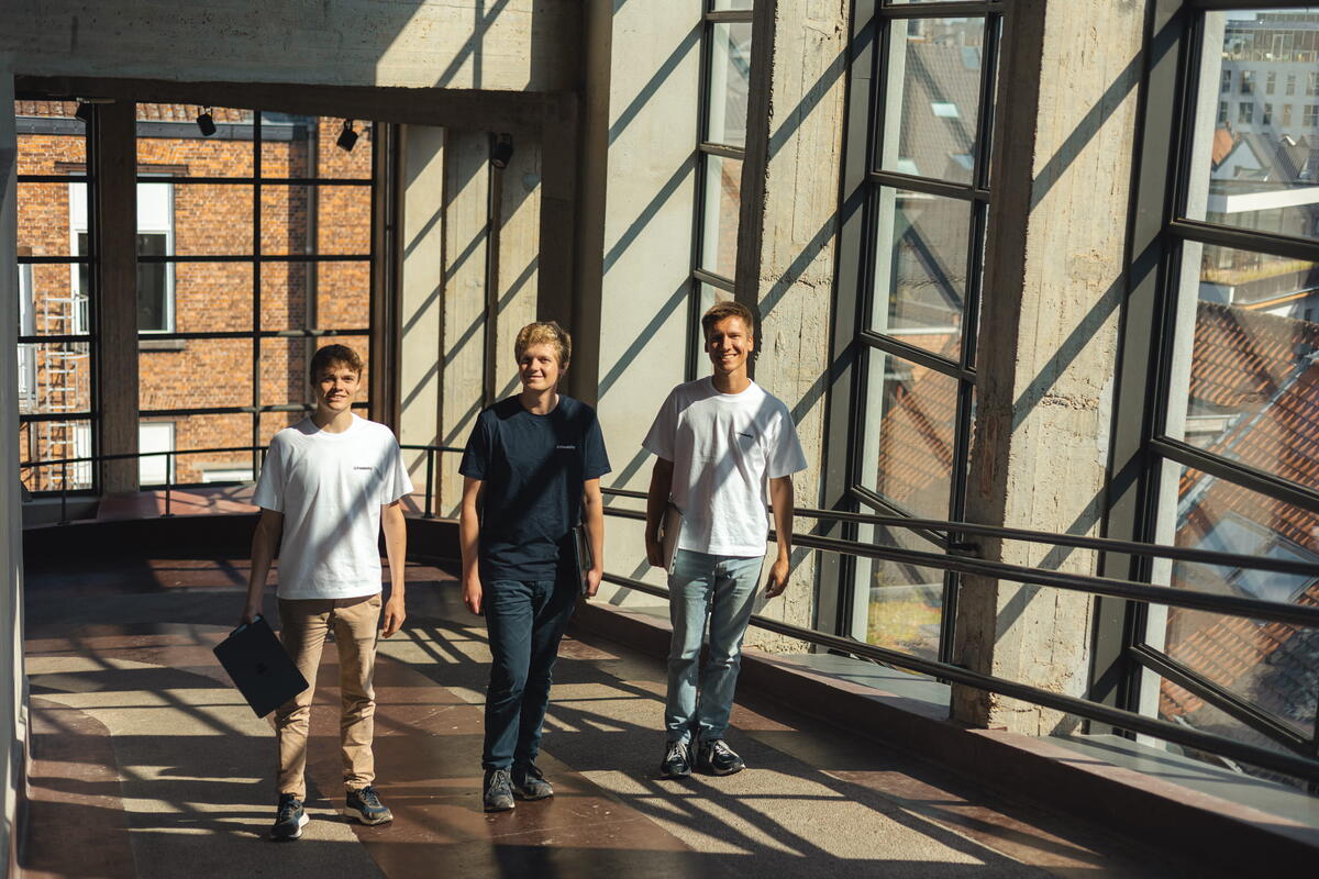 Founders van Feedelity, Henri Coorevits, Martin Vander Ghinste en Achilles Demey