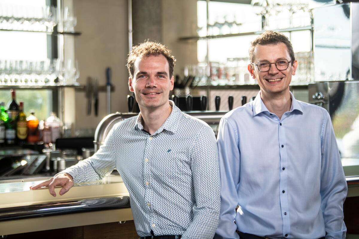Henk Giesbers (links) en Jeffrey Baeke (rechts), founders van Scrada